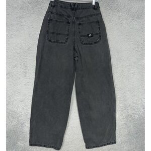 VTG Vans Jeans Women's Sz 24 (26x28) Grayish Black Relaxed Fit Baggy Skater Y2K
